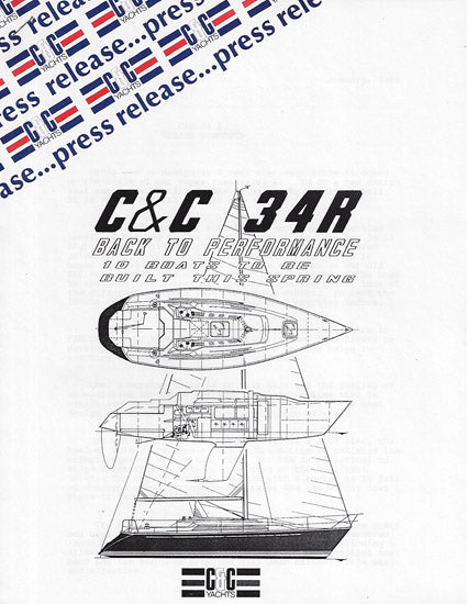 C&C 34R Specification Brochure / Launch Package
