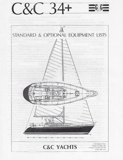 C&C 34+ Specification Brochure