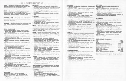 C&C 44 Specification Brochure