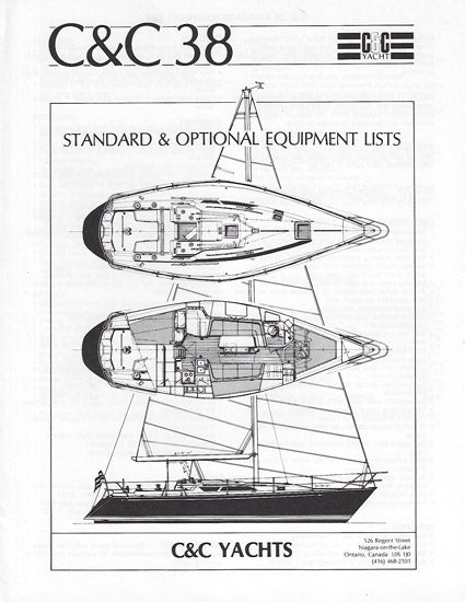 C&C 38 Specification Brochure