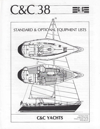 C&C 38 Specification Brochure
