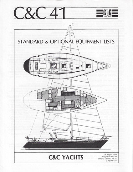 C&C 41 Specification Brochure