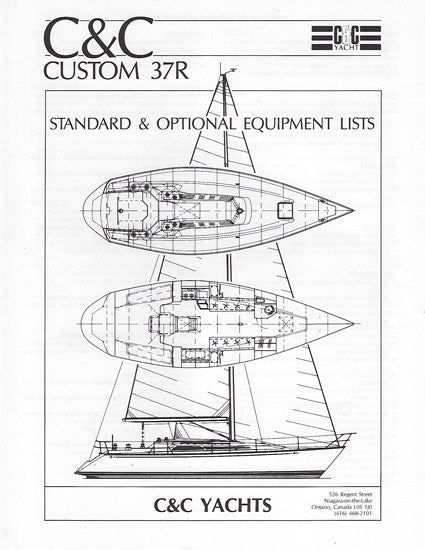 C&C 37R Specification Brochure