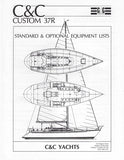 C&C 37R Specification Brochure