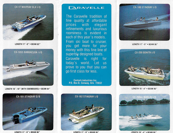 Caravelle 1980s Full Line Brochure