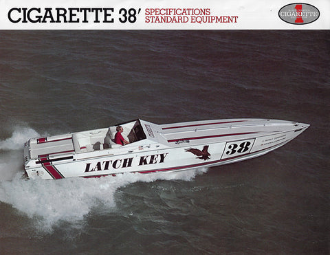 Cigarette 38 Specification Brochure