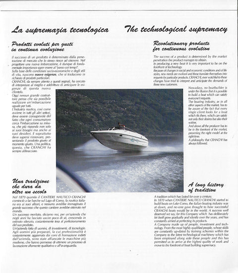 Cranchi Turchese 24 Brochure