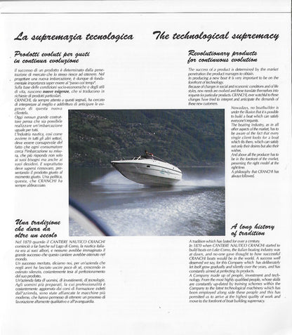 Cranchi Turchese 24 Brochure