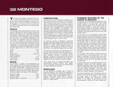 Carver 32 Montego Brochure