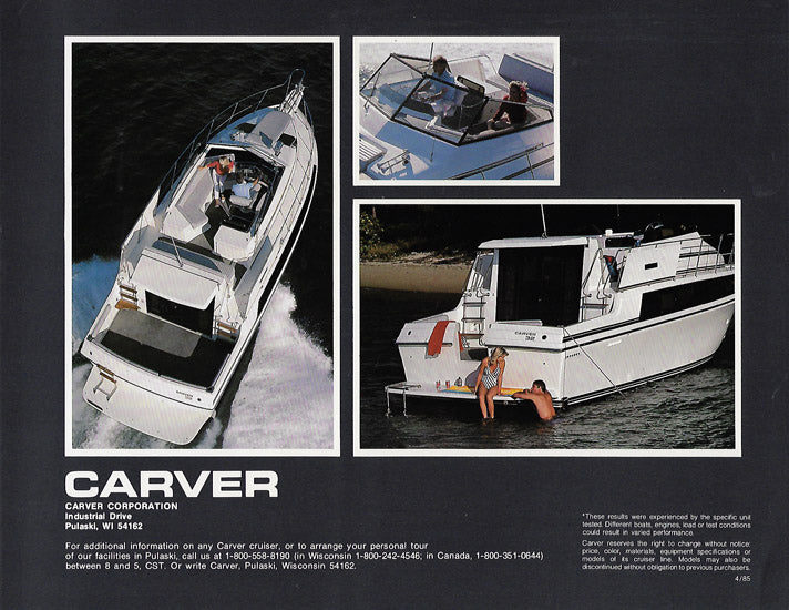 Carver 32 Mariner Brochure