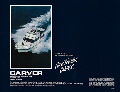 Carver 36 Aft Cabin Brochure