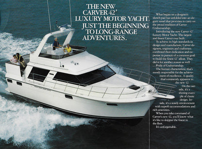 Carver 42 Motor Yacht Brochure