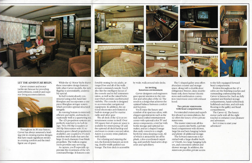 Carver 42 Motor Yacht Brochure