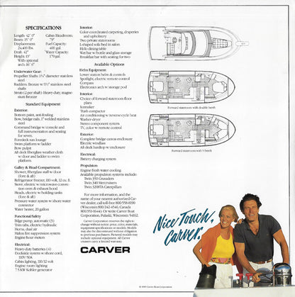 Carver 42 Motor Yacht Brochure
