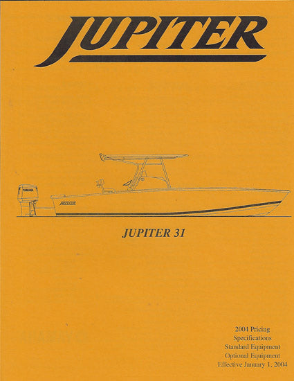 Jupiter 31 Specification Brochure
