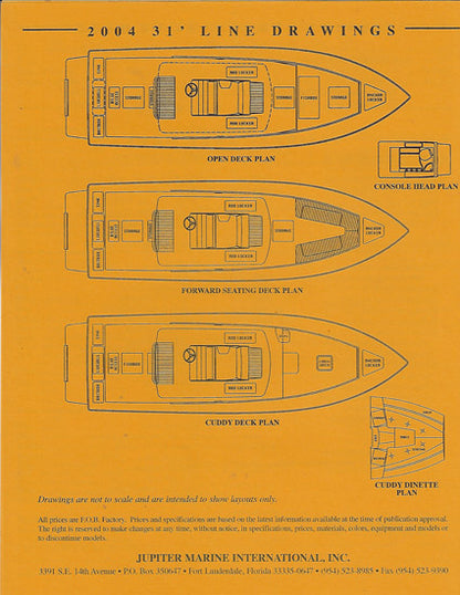 Jupiter 31 Specification Brochure