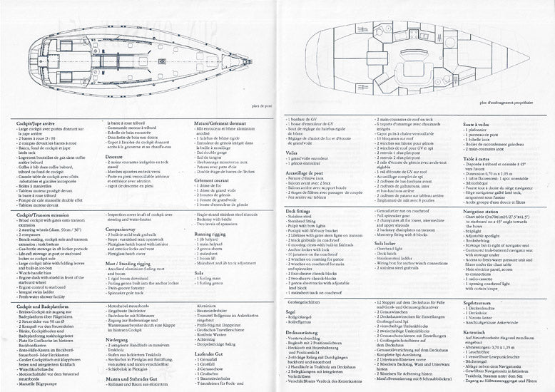 Jeanneau Sun Odyssey 45.1 Specification Brochure