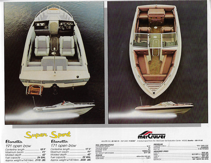 Mel-Hart 1986 Baretta & Success Brochure