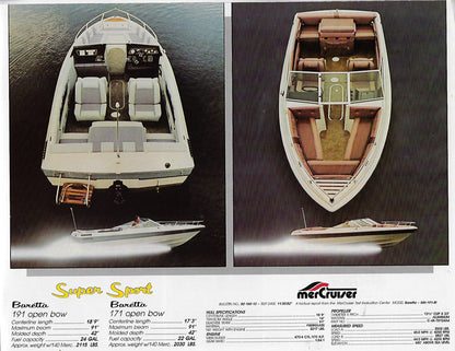 Mel-Hart 1986 Baretta & Success Brochure