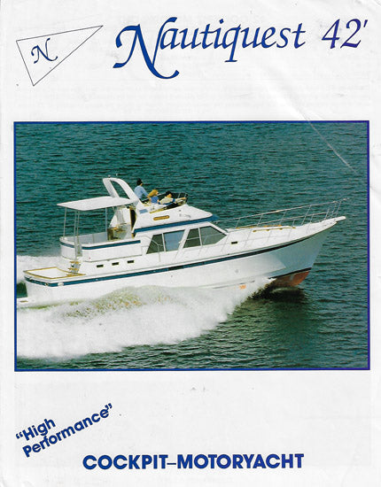 Nautiquest 42 Cockpit Motoryacht Brochure