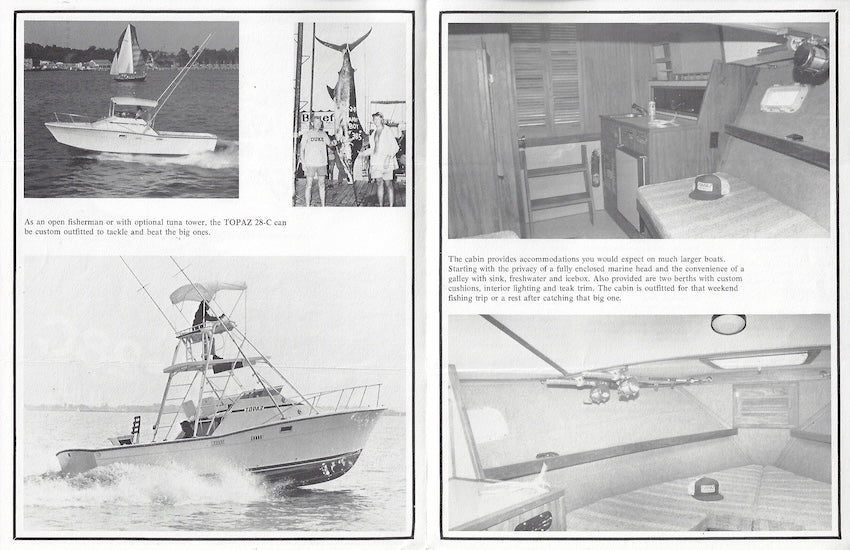 Topaz 28 Cuddy Brochure