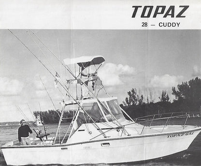 Topaz 28 Cuddy Brochure