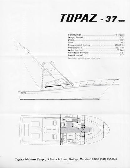 Topaz 37 Brochure