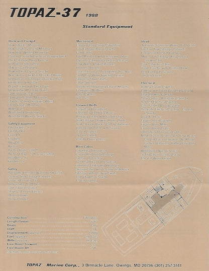 Topaz 37 Brochure