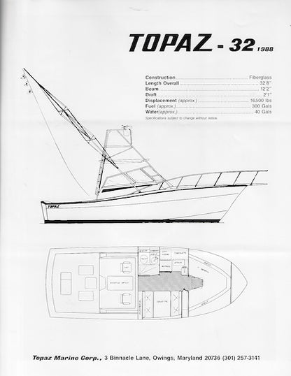 Topaz 32 Brochure