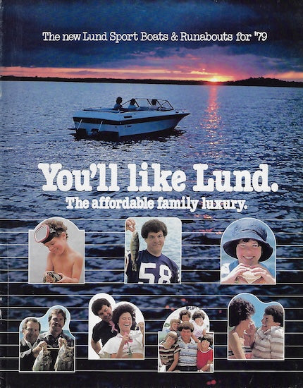 Lund 1979 Fiberglass Sport Boats Brochure
