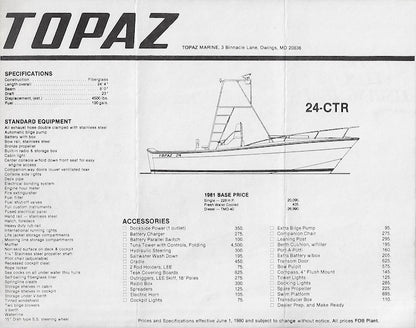 Topaz 24 CTR Brochure