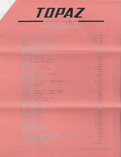Topaz 36 Brochure