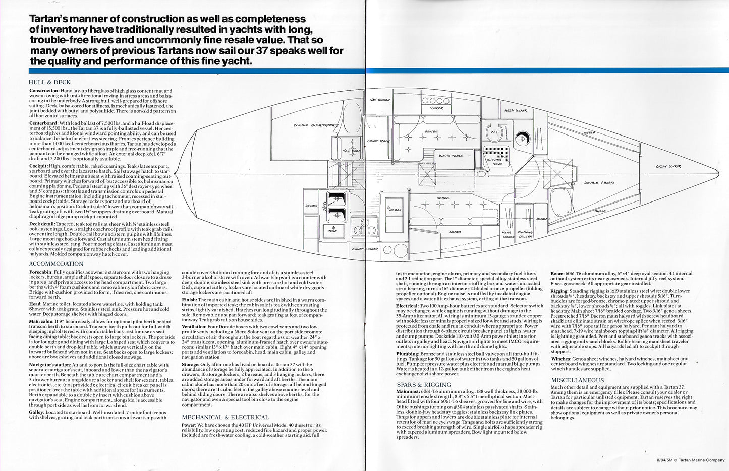 Tartan 37 Brochure