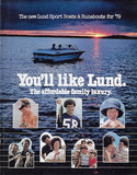 Lund 1979 Fiberglass Sport Boats Brochure