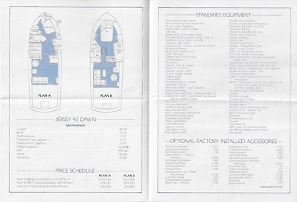Jersey 40 Dawn Specification Brochure