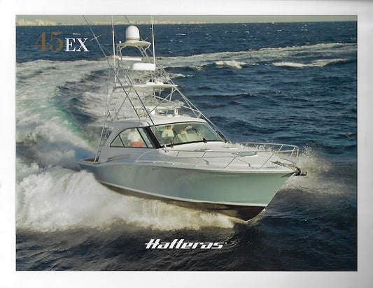 Hatteras 45EX Specification Brochure