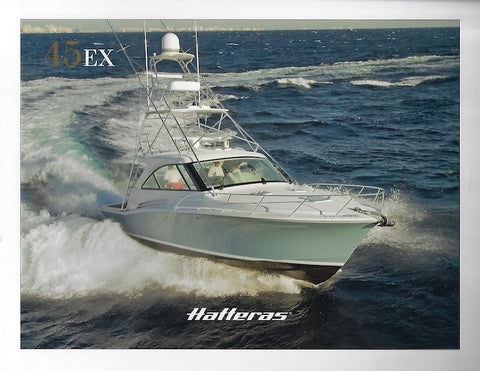 Hatteras 45EX Specification Brochure