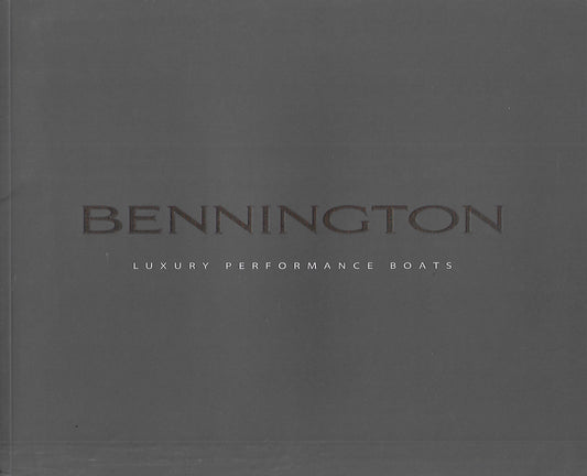 Bennington 2017 Pontoon Brochure