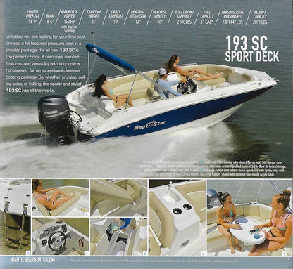Nautic Star 2018 Sport Deck Brochure