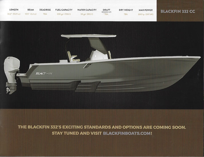 Blackfin 2018 Brochure