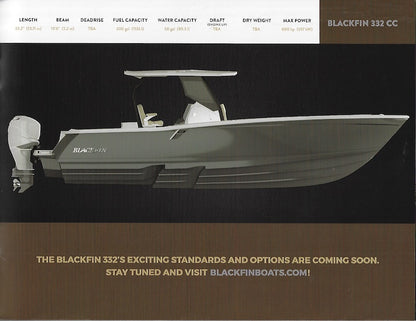 Blackfin 2018 Brochure