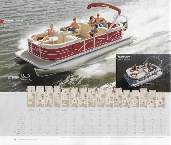 Sylvan 2018 Pontoon Brochure