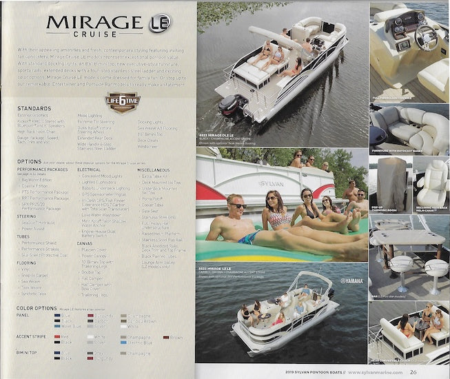 Sylvan 2019 Pontoon Brochure