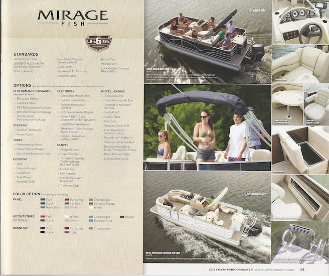 Sylvan 2019 Pontoon Brochure
