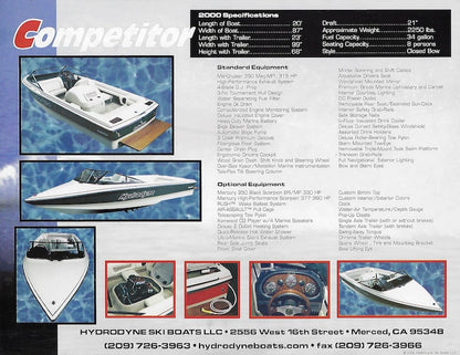 Hydrodyne Competitor Brochure