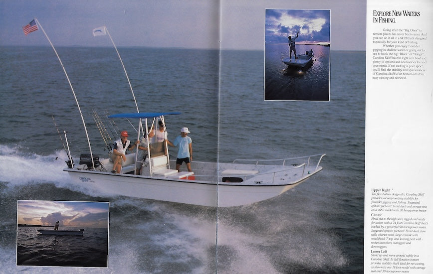 Carolina Skiff 1990 Brochure Package