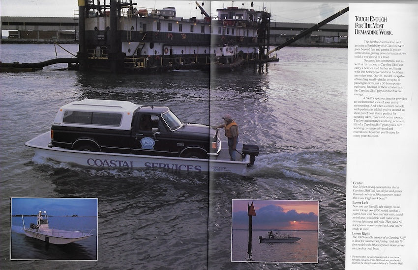 Carolina Skiff 1990 Brochure Package