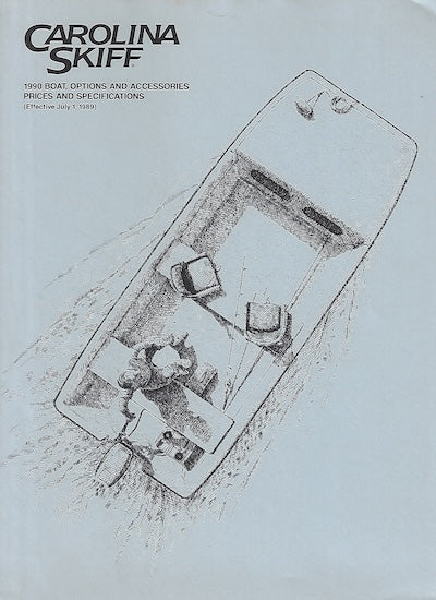 Carolina Skiff 1990 Brochure Package