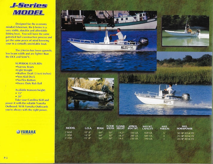 Carolina Skiff 2004 Brochure
