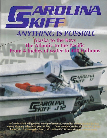 Carolina Skiff 1993 Poster Brochure